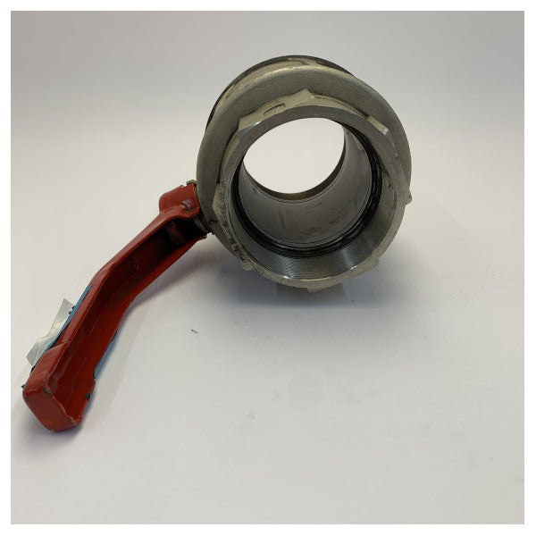 Rustfritt stål 4 tommers kuleventil 100mm - 56010