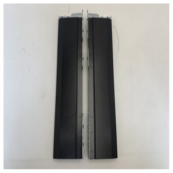 Conjunto de ligações Hettich Architect Marine - Acoplamento durável de metal antracite e plástico para instalações resistentes às intempéries