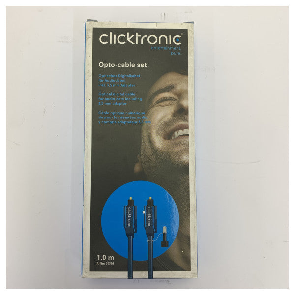 Clicktronic Strong Cable Optical Fibre 1m - Maritim Underholdning