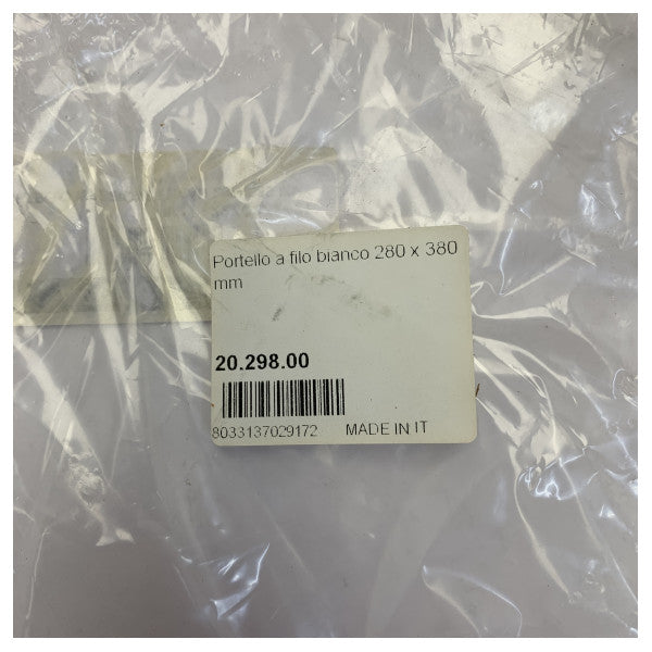Osculati Inspection Hatch 280 x 380 mm - White - 20.298.00