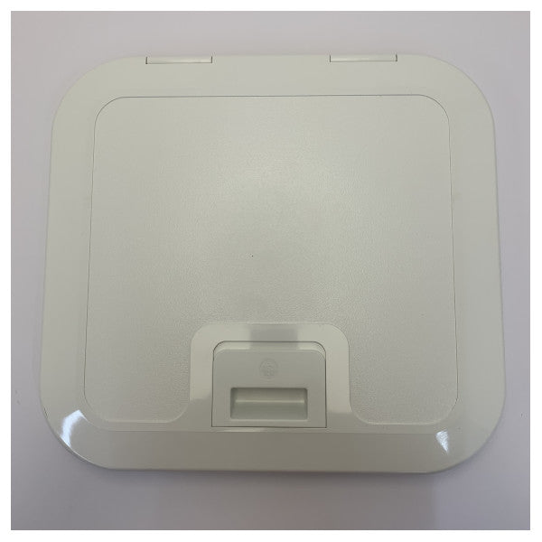 Ispezione Osculati Maniglia a Spinta e Trazione 400x375mm Bianca - 20.305.00