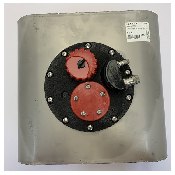 CAN Marine Fuel Tank Stainless Steel 16L - Patrol and Diesel Fuel - 52.731.16