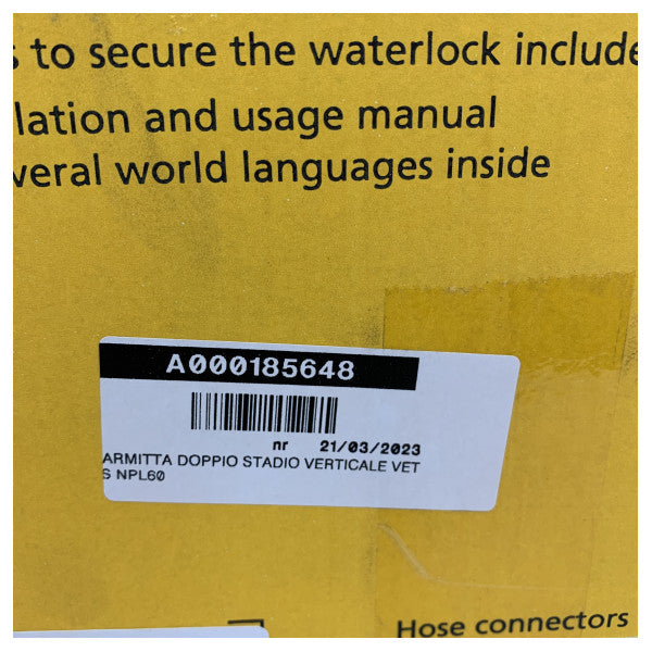 Vetus NLP60 Waterlock Avgassystem - Dämpare - 60 MM