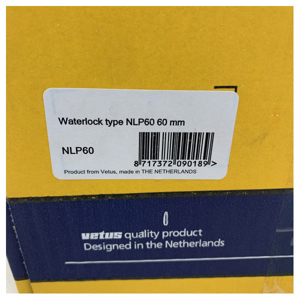 Vetus NLP60 Waterlock Avgassystem - Dämpare - 60 MM