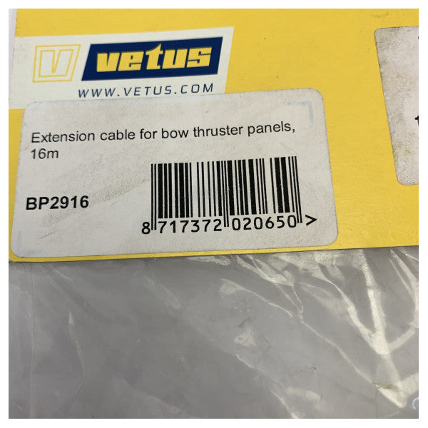 Vetus BP2916 forlengelseskabel for joystick baugthrusterpanel 16M