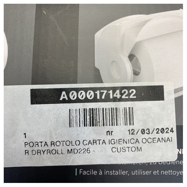 Dometic Oceanair Dryroll Waterproof Toilet Roll Holder MD226