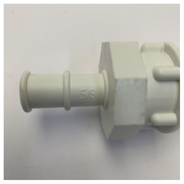 Conector de mamparo Vetus BULKH16 para manguera de 16 mm blanco
