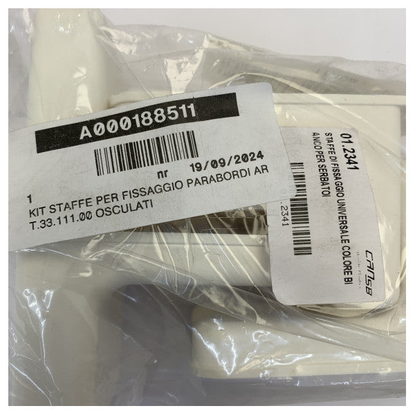 Osculati Bungee Fender Bracket White Adjustable 33.111.00