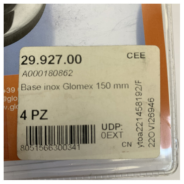 Support d'antenne en acier inoxydable universel Glomex 29.927.00