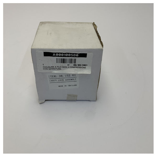 Osculati Flush Latch Hatch Lock with Key Paslanmaz Çelik D90 mm - 38-152-61