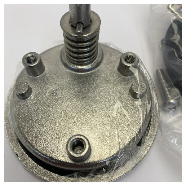Osculati Flush Latch Hatch Lock with Key Paslanmaz Çelik D90 mm - 38-152-61