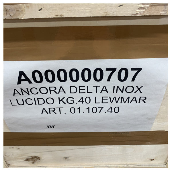 Lewmar Delta 40KG | 88 LBS Rustfritt Stål Båtanker - 57340