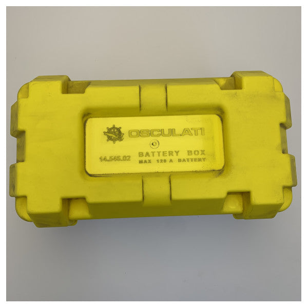 Osculati Battery Box for 120A Battery 12/24V Yellow - 14.546.02