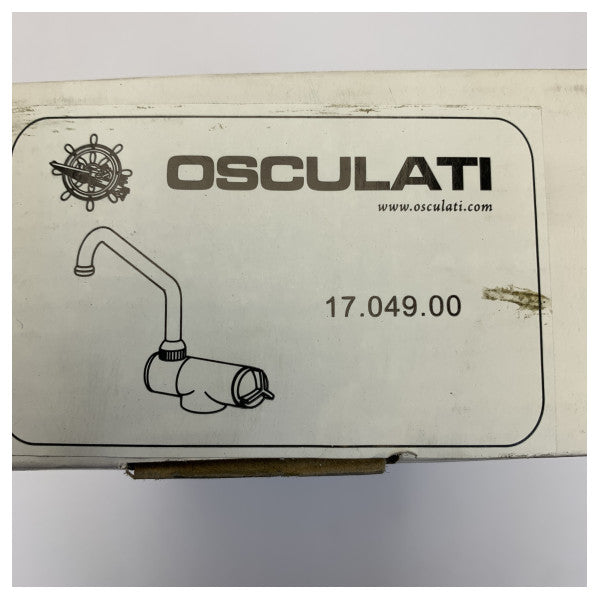 Osculati Chrome Star Series Mixer Tab Foldable Hot/Cold - 17.049.00