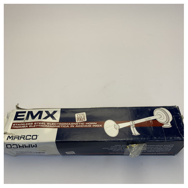Klaxon électrique Marco EMX2 12V - Acier inoxydable 400 mm