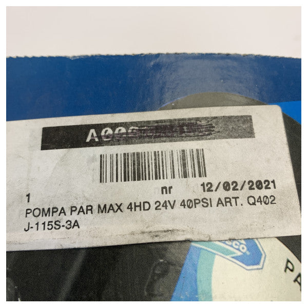 Pompe à eau douce Jabsco Par-Max Plus 6 24V 22,7L/min - 82600-0394