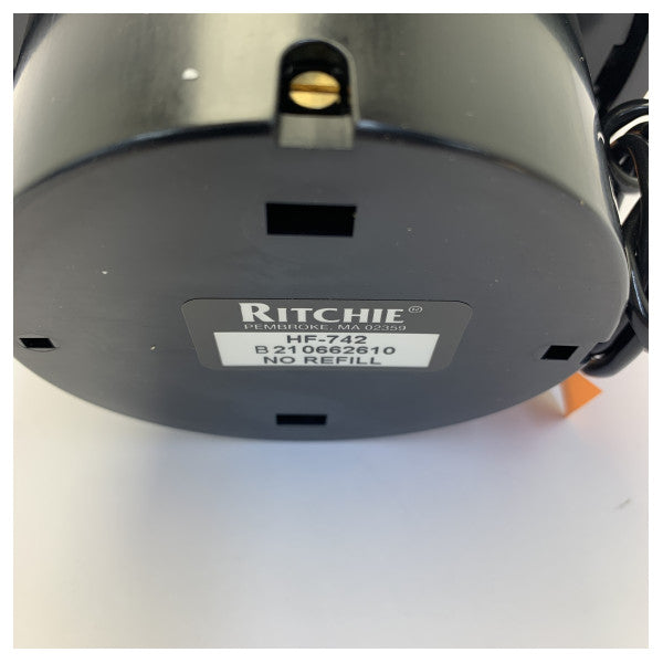 Ritchie Helmsman HF-743 Magnetic Liquid Compass - Black Horizontal