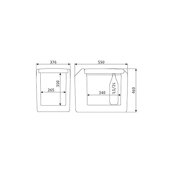 Dometic TCX-35 35L thermo electric cooling box 12/24/230V - TropiCool