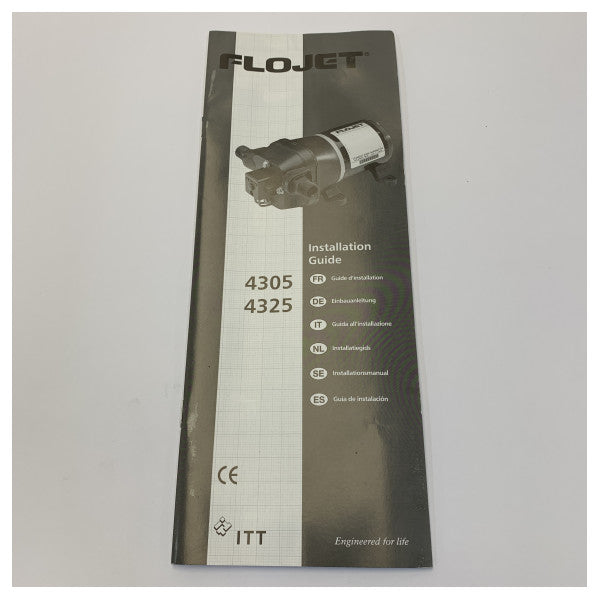 Flojet R4325343L Deckwashpump Kit 24V 17 L/min