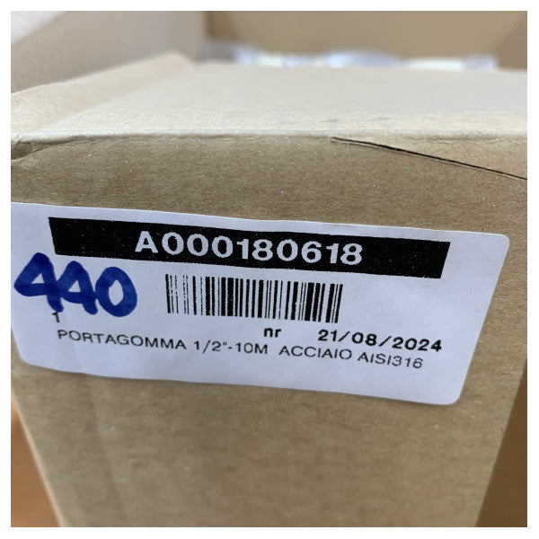Hose barb 1/2 inch x 10mm - 316 Stainless Steel Fitting