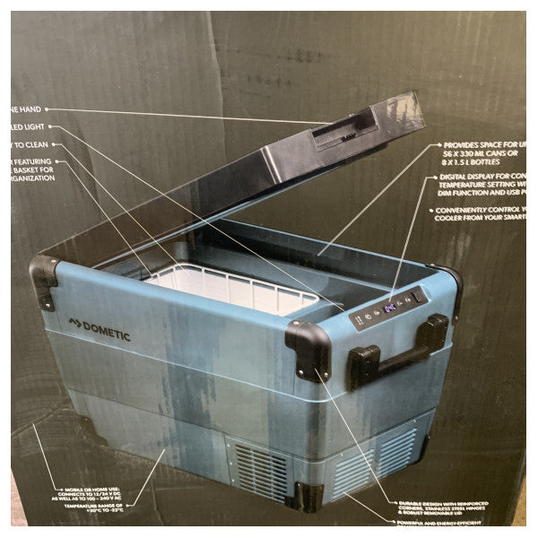 Dometic CFX2 kompressor kjøler 45L blå 12/24/230V