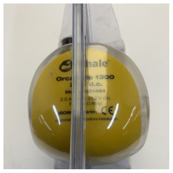 Pompe de cale électrique Whale Orca BE1484 24V - 1300 GPH - 82 L/Min