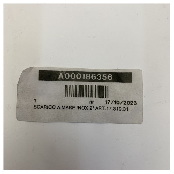 Osculati Stainless Steel Skin Passage 2 Inch - 17.319.31
