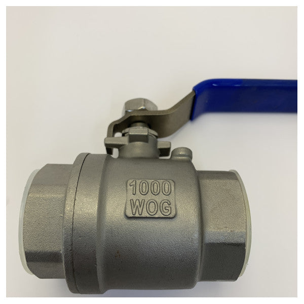 Válvula de Bola Osculati 1 1/4 polegadas F-F Aço Inoxidável 17.721.05