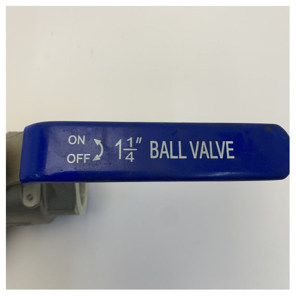 Válvula de Bola Osculati 1 1/4 polegadas F-F Aço Inoxidável 17.721.05