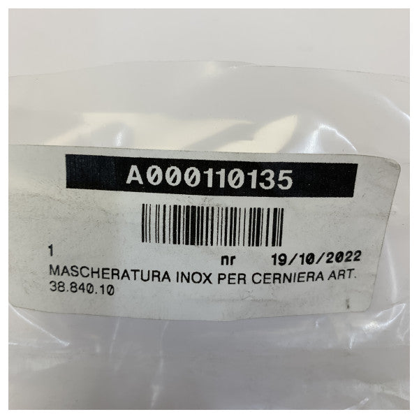 Osculati rustfritt stål dekselplate for hengsel - 38.840.10
