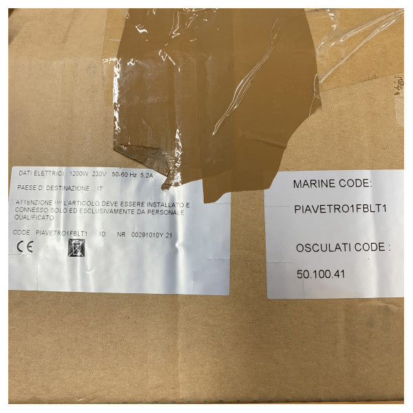 Plaque de cuisson à induction Techimpex Cristal1 - Brûleur unique - Acier inoxydable - 50.100.41