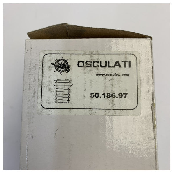 Osculati Chrome-Plated Brass Drain Plug - Chrome-Plated Brass Drain Plug - 50-186-97