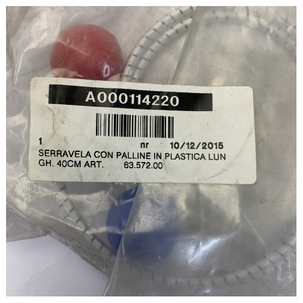 Osculati elastisk seilbinder med plastkuler 40cm 63.572.00