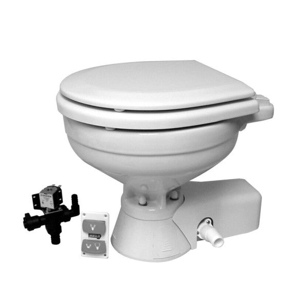 Sanitário Elétrico Jabsco Quiet Flush com Válvula Magnética 24v - 37045-1094