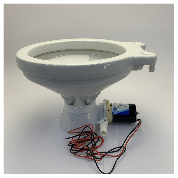 Sanitário Elétrico Jabsco Quiet Flush com Válvula Magnética 24v - 37045-1094