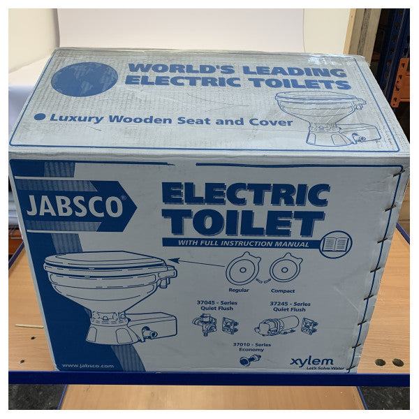 Sanitário Elétrico Jabsco Quiet Flush com Válvula Magnética 24v - 37045-1094