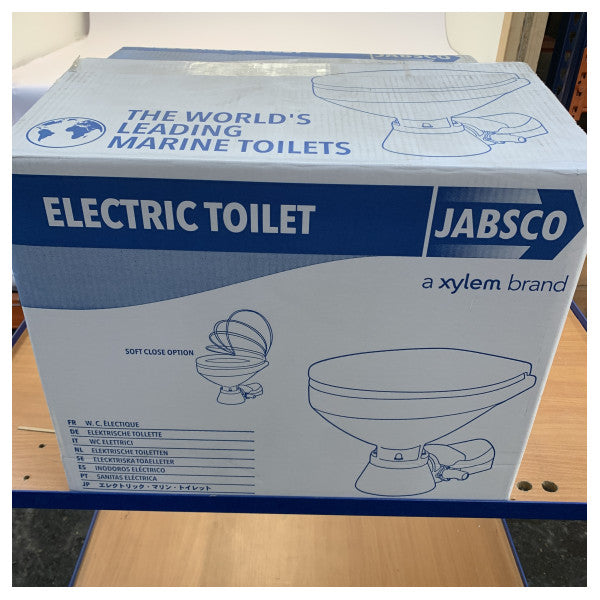 Toilet électrique Jabsco Quiet Flush Regular avec vanne magnétique 24V - 37045-4094