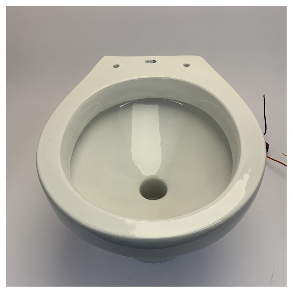 Toilet électrique Jabsco Quiet Flush Regular avec vanne magnétique 24V - 37045-4094