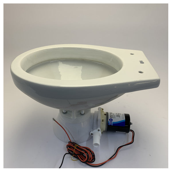Toilet électrique Jabsco Quiet Flush Regular avec vanne magnétique 24V - 37045-4094