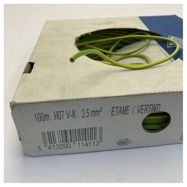 Fil de terre Eupen Vobst 2,5 mm jaune/vert - H07V-K