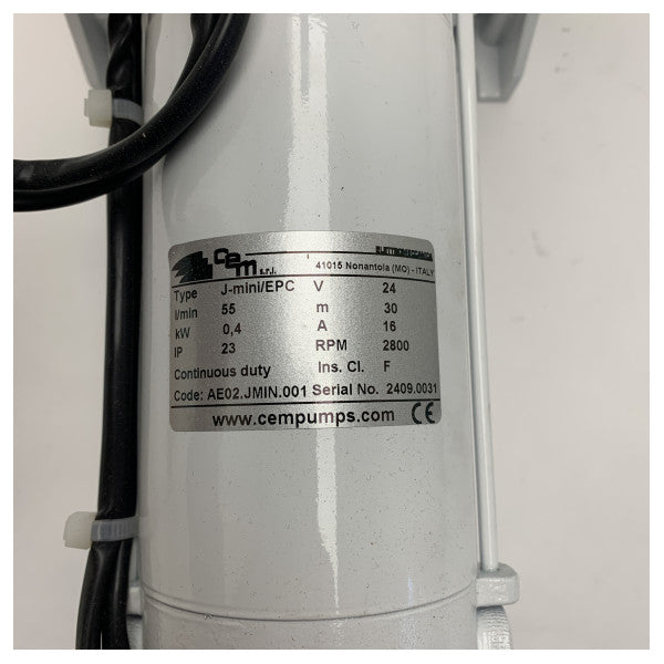 CEM ハイドロフォア J-Mini 24/EPC 24V 淡水ポンプ