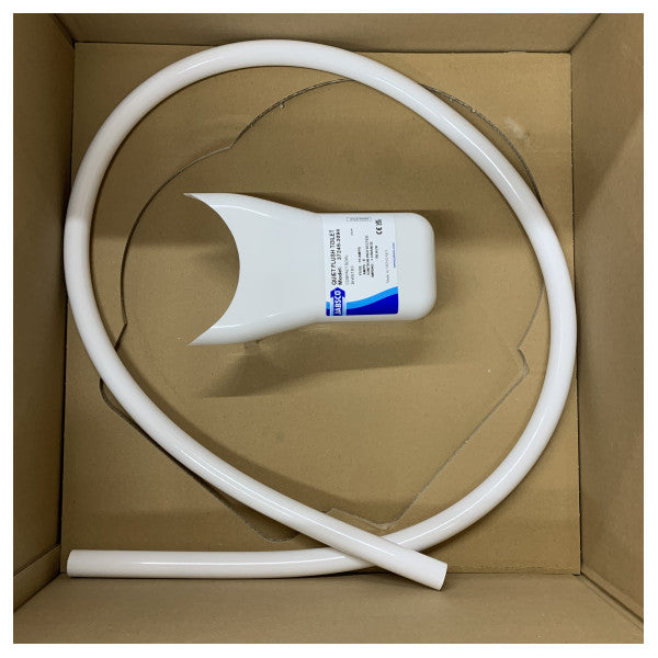 Sanitário Elétrico Compacto Jabsco Quiet Flush 24V - 37245-3094