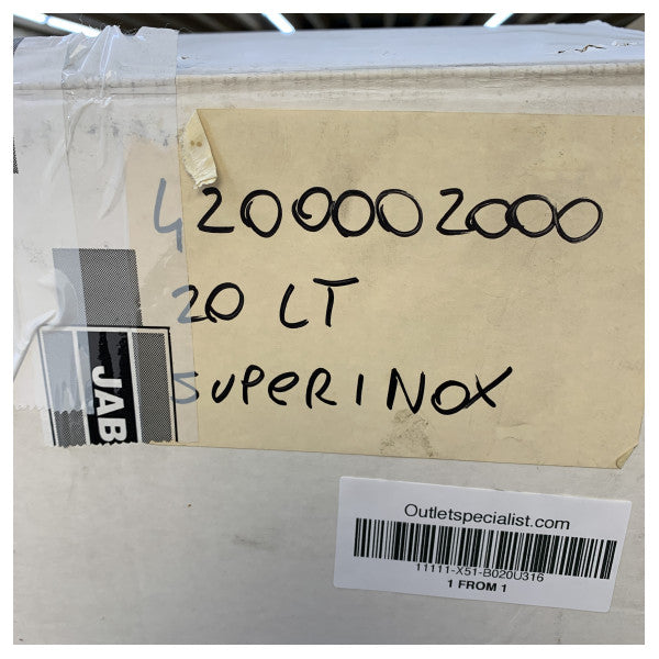 Chauffe-eau Quick Sigmar SuperInox 20L en acier inoxydable 230V - 800W