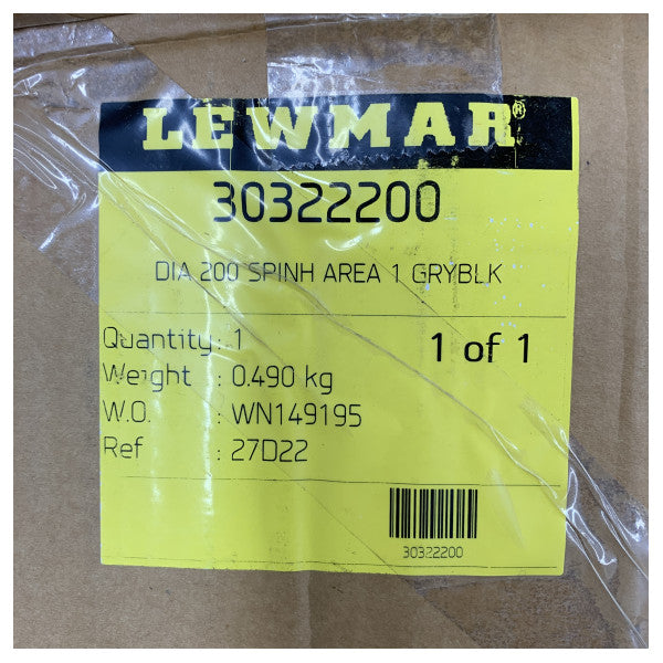 Lewmar Rundt Porthole D200mm Rustfrit Stål Åbning til Område 1 - 30322200