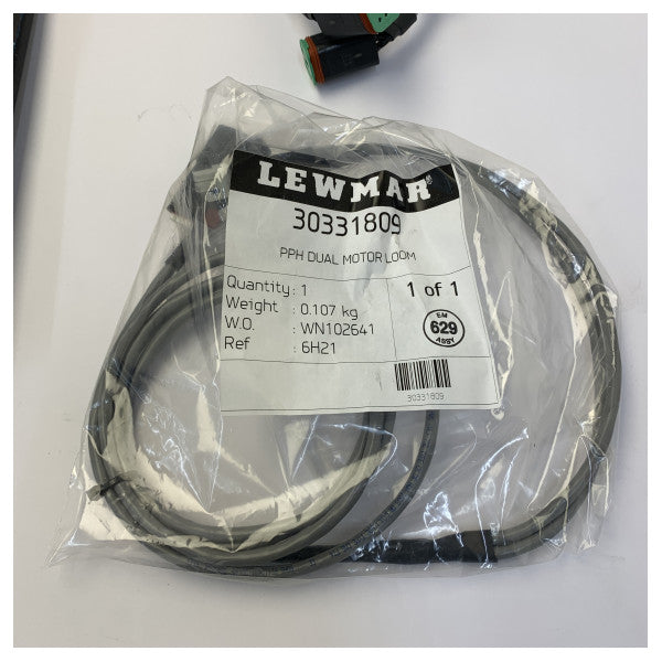Lewmar elektrisk hardtop åbning lue sort med aktuator - 30344400