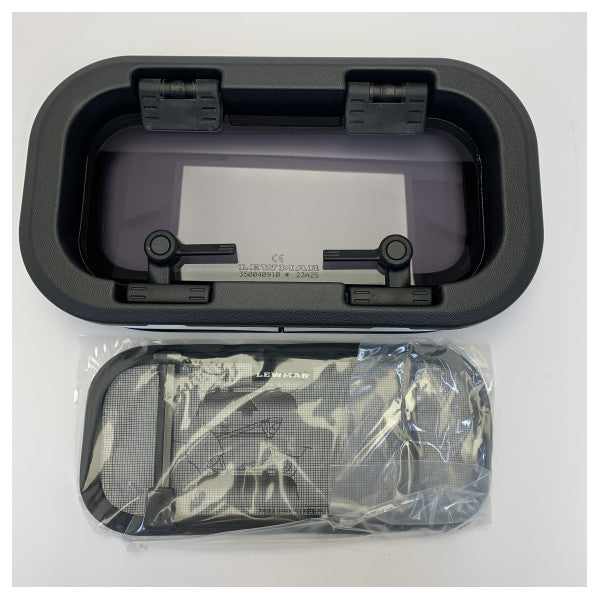 Lewmar SZ0-A1 Åbning Sort Portlight med Fluenet - 393029989