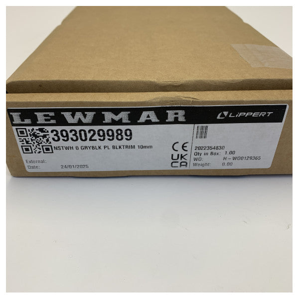 Lewmar SZ0-A1 Åbning Sort Portlight med Fluenet - 393029989