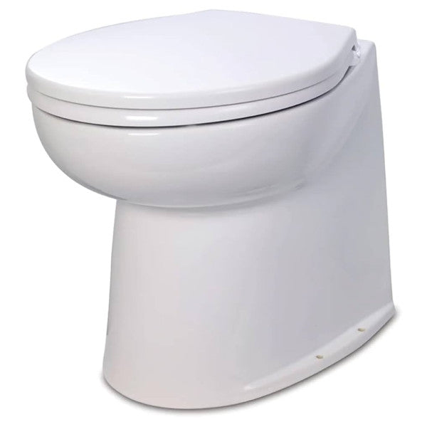 Jabsco Deluxe Flush 14 Tommers Elektrisk Toalett - Ferskvann 12V - Rett Modell - 58080-1012