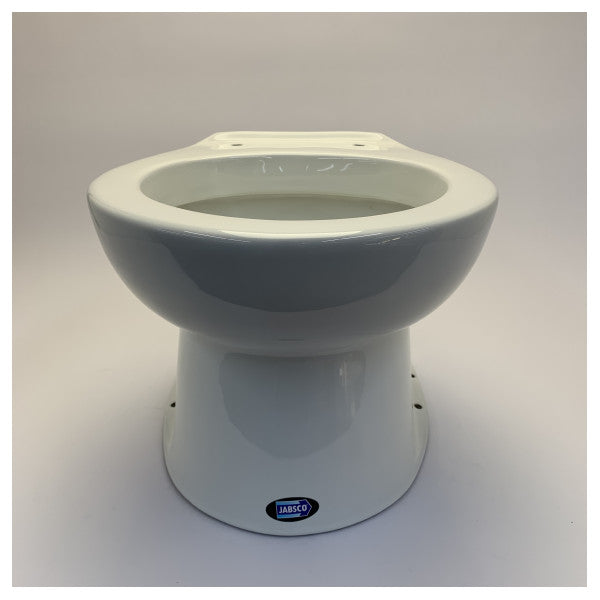 Jabsco Deluxe Flush 14 Tommers Elektrisk Toalett - Ferskvann 12V - Rett Modell - 58080-1012