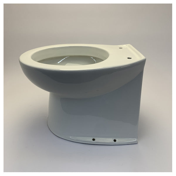 Jabsco Deluxe Flush Sanitário Elétrico de 14 Polegadas - Água Doce 12V - Modelo Reto - 58080-1012